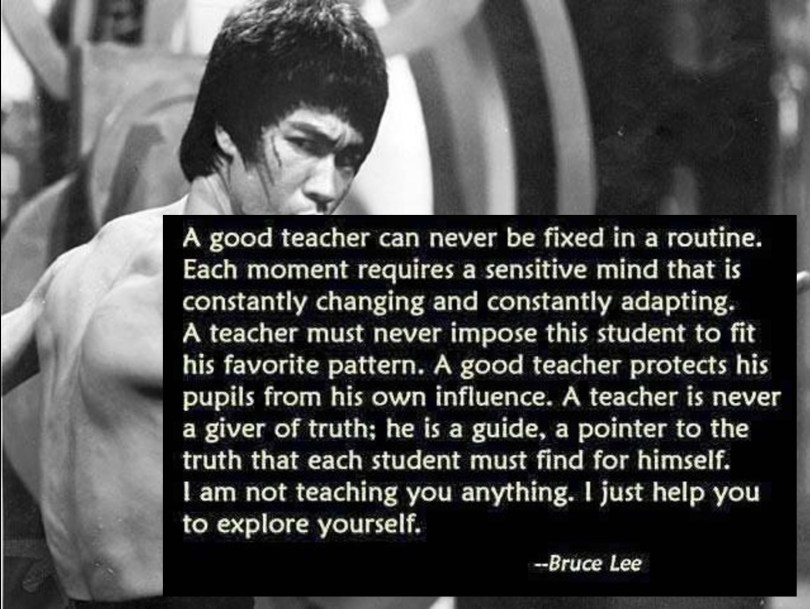 bruce lee teaching 2